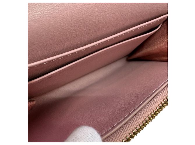 Christian Dior Cannage Bi-fold Wallet Pink - Ansicht 8