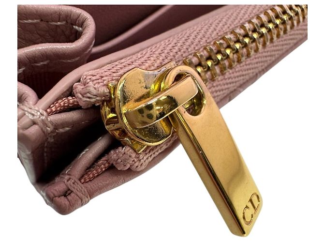 Christian Dior Cannage Bi-fold Wallet Pink - Ansicht 9