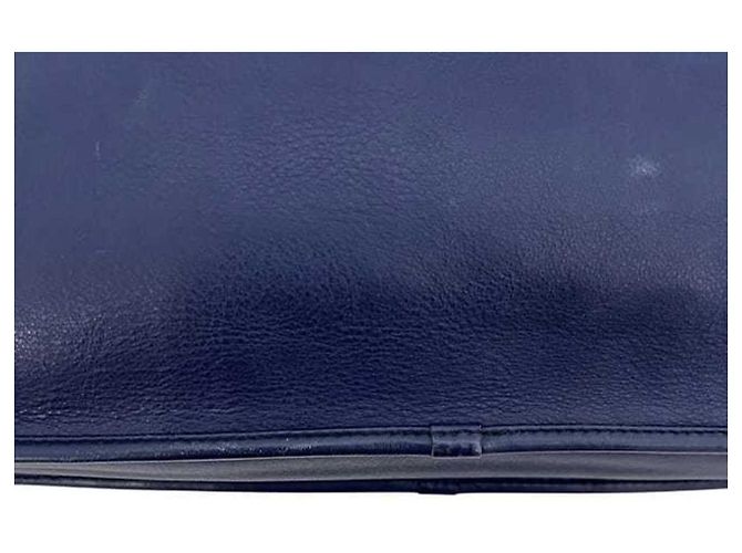 Valigetta in pelle blu navy Loewe - vista 10