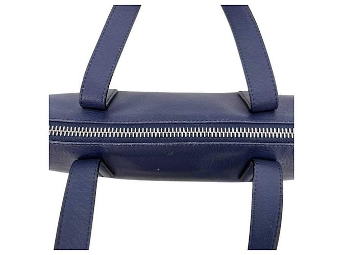 Valigetta in pelle blu navy Loewe - vista 7