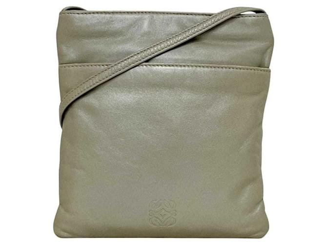 Mini borsa a tracolla Loewe Metallic Silver Argento - vista 2