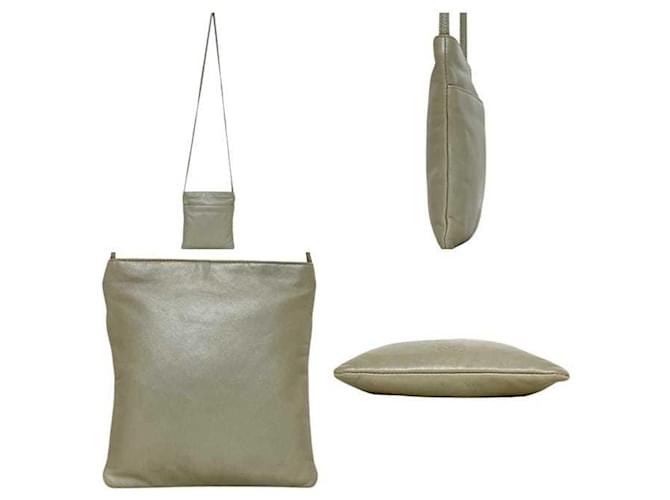 Mini borsa a tracolla Loewe Metallic Silver Argento - vista 3