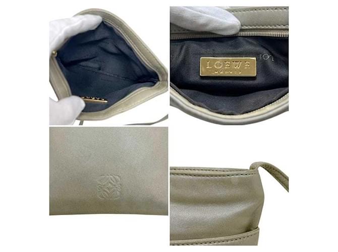 Mini borsa a tracolla Loewe Metallic Silver Argento - vista 4