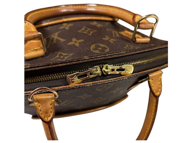 Borsa Louis Vuitton Ellipse MM Monogram Marrone Monogramma - vista 12