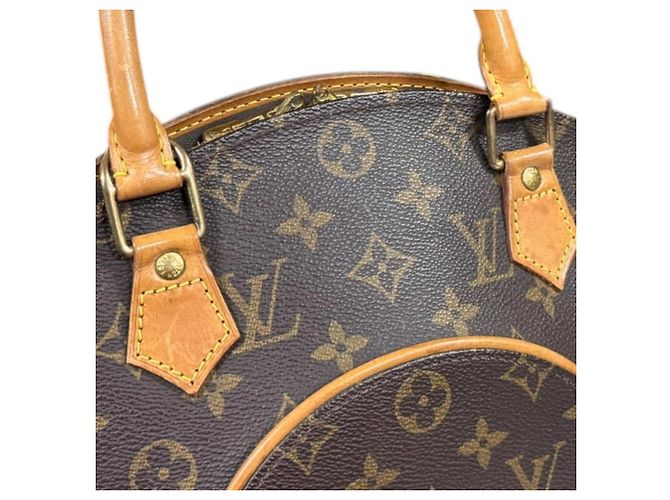 Borsa Louis Vuitton Ellipse MM Monogram Marrone Monogramma - vista 13