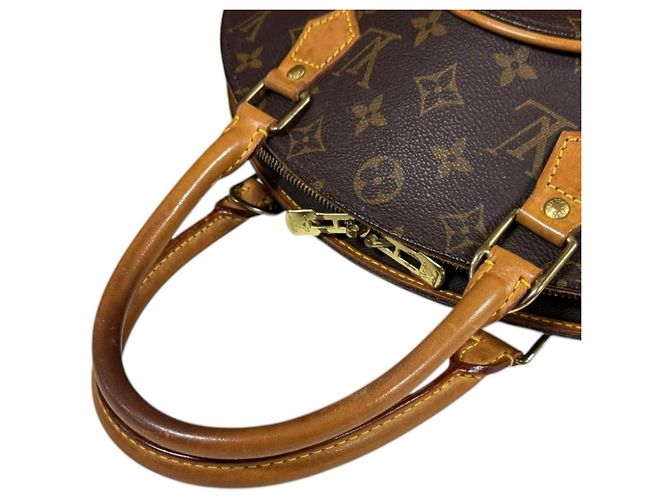 Borsa Louis Vuitton Ellipse MM Monogram Marrone Monogramma - vista 14