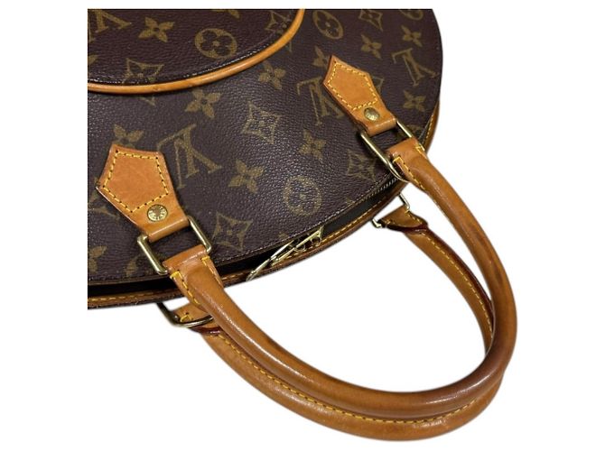 Borsa Louis Vuitton Ellipse MM Monogram Marrone Monogramma - vista 15
