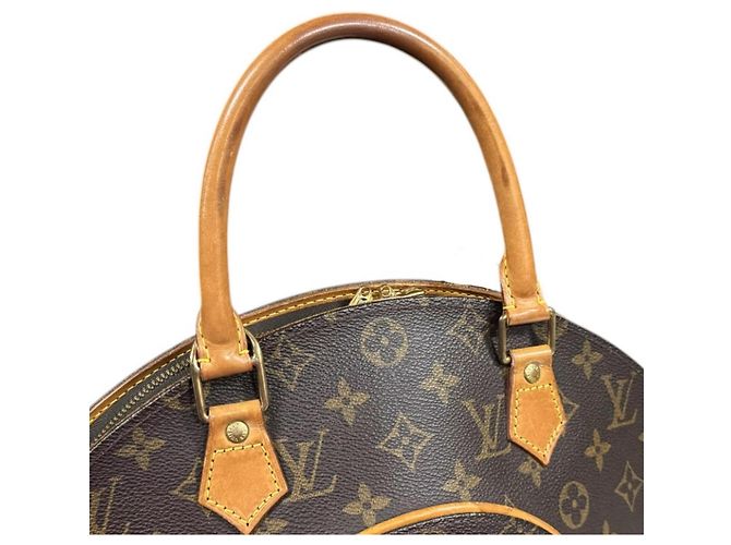 Borsa Louis Vuitton Ellipse MM Monogram Marrone Monogramma - vista 16