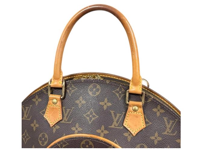 Borsa Louis Vuitton Ellipse MM Monogram Marrone Monogramma - vista 17