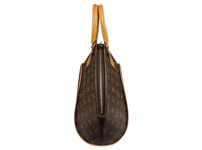 Borsa Louis Vuitton Ellipse MM Monogram Marrone Monogramma - vista 3