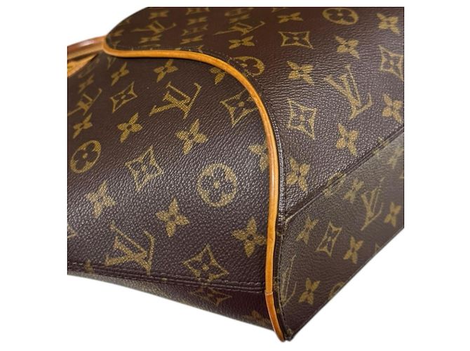 Borsa Louis Vuitton Ellipse MM Monogram Marrone Monogramma - vista 7