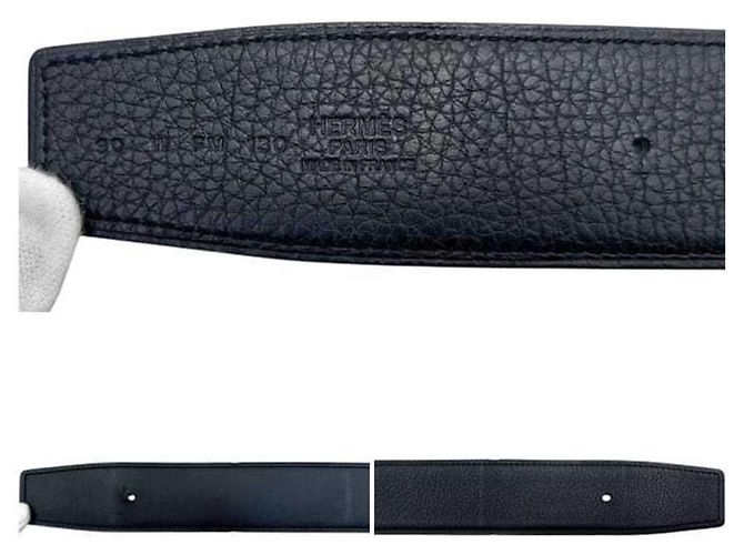 Hermès Hermes Black Constance Reversible Belt - view 7