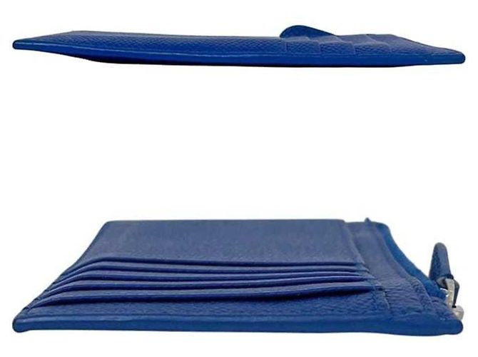 Monedero de piel azul Balenciaga - vista 3