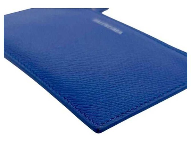 Monedero de piel azul Balenciaga - vista 5