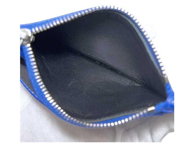 Monedero de piel azul Balenciaga - vista 7
