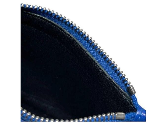 Monedero de piel azul Balenciaga - vista 8