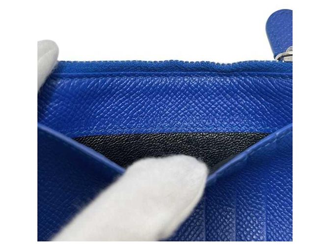 Monedero de piel azul Balenciaga - vista 9