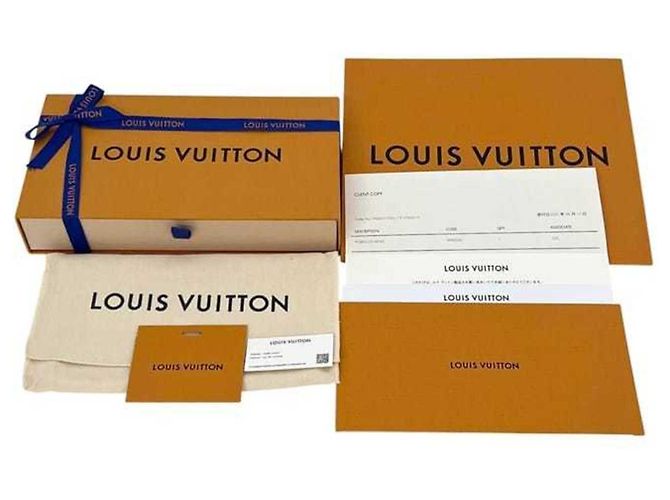 Cartera larga plegable Louis Vuitton Marrón Monogram Castaño - vista 11