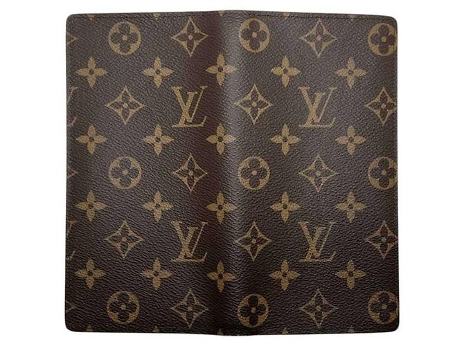 Cartera larga plegable Louis Vuitton Marrón Monogram Castaño - vista 5