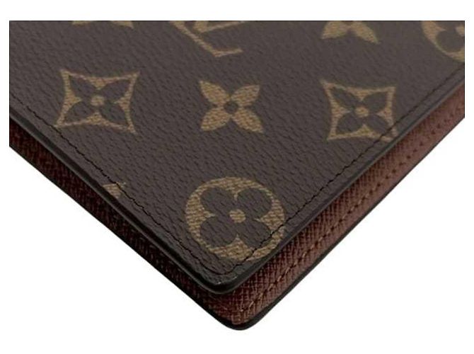 Cartera larga plegable Louis Vuitton Marrón Monogram Castaño - vista 6