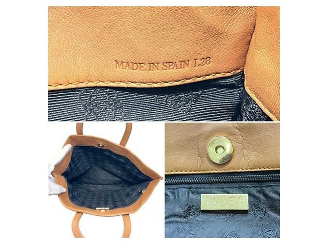 Borsa tote Loewe in pelle nappa marrone - vista 4