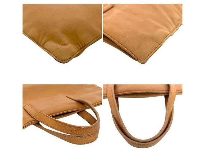 Borsa tote Loewe in pelle nappa marrone - vista 5