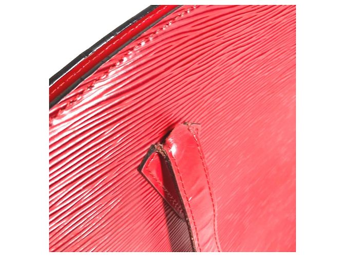 Borsa shopping Louis Vuitton Epi Saint Jacques Rosso - vista 10