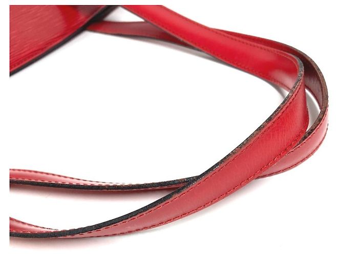 Borsa shopping Louis Vuitton Epi Saint Jacques Rosso - vista 8