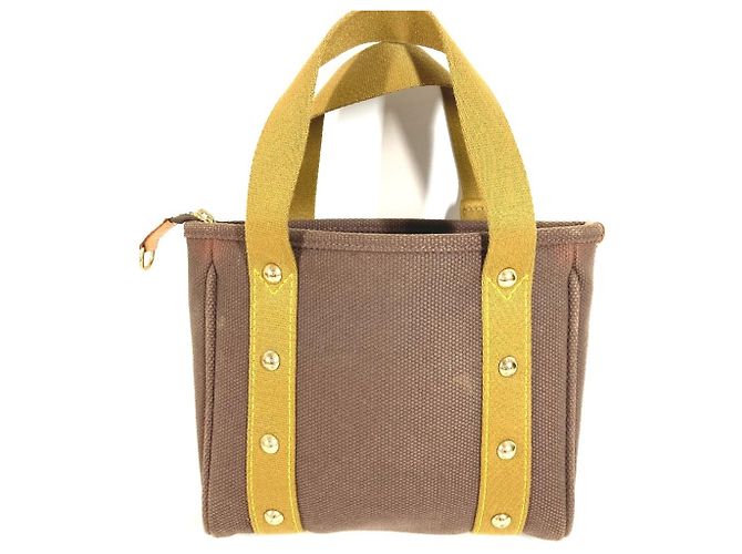 Borsa Tote Louis Vuitton Antigua Cabas PM Marrone - vista 2