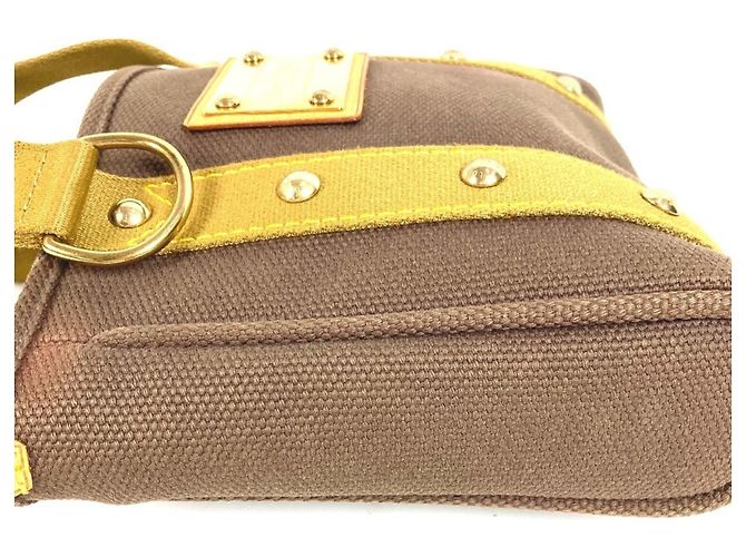 Borsa Tote Louis Vuitton Antigua Cabas PM Marrone - vista 3