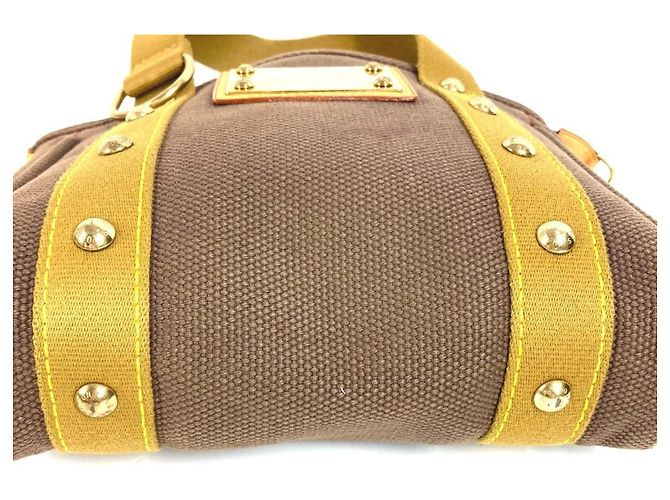 Borsa Tote Louis Vuitton Antigua Cabas PM Marrone - vista 5