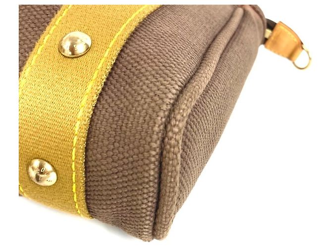 Borsa Tote Louis Vuitton Antigua Cabas PM Marrone - vista 6