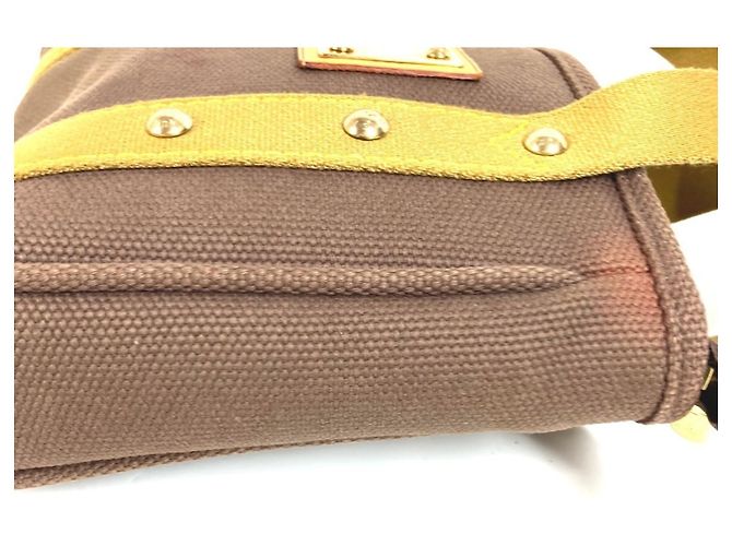 Borsa Tote Louis Vuitton Antigua Cabas PM Marrone - vista 7