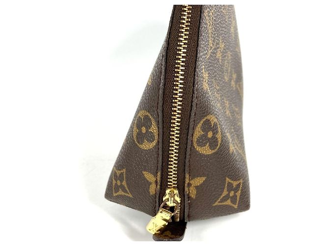 Beauty Case Monogram Louis Vuitton Marrone - vista 4