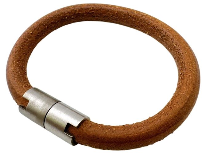 Ring Hermès Hermes Iota Armreif in Braun - Ansicht 4