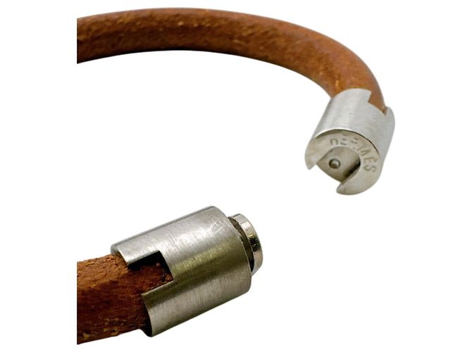 Ring Hermès Hermes Iota Armreif in Braun - Ansicht 5