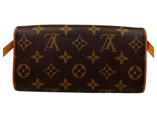 Louis Vuitton Pochette Twin PM Shoulder Bag M51854 Brown - view 2