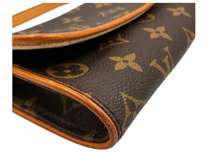 Louis Vuitton Pochette Twin PM Shoulder Bag M51854 Brown - view 6