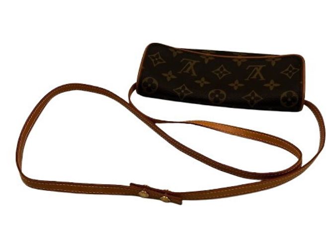 Louis Vuitton Pochette Twin PM Shoulder Bag M51854 Brown - view 7