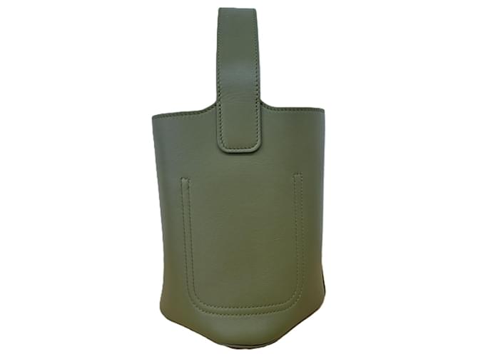 Borsa a Spalla Loewe Pebble Cachi Verde oliva - vista 3