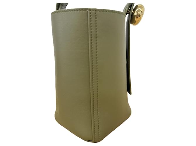 Borsa a Spalla Loewe Pebble Cachi Verde oliva - vista 4