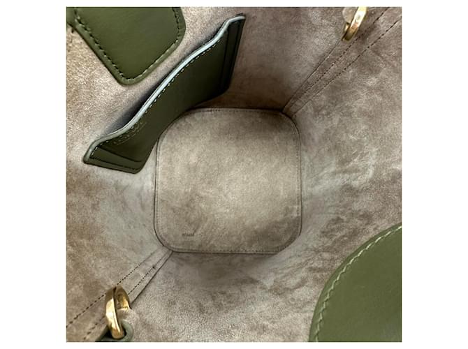 Borsa a Spalla Loewe Pebble Cachi Verde oliva - vista 9