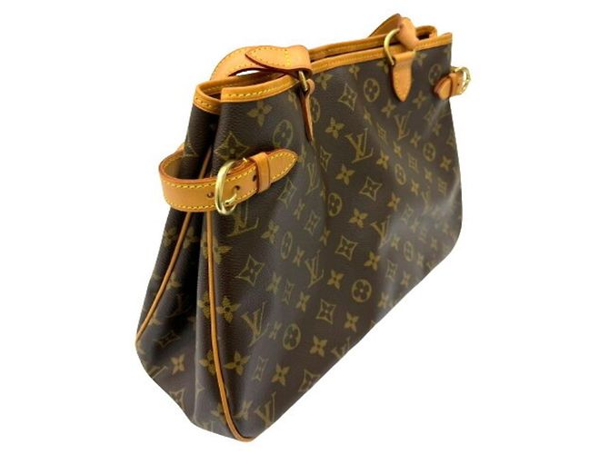 Borsa a Spalla Louis Vuitton Monogram Batignolles Horizontal Marrone - vista 3