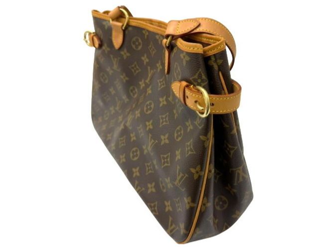 Borsa a Spalla Louis Vuitton Monogram Batignolles Horizontal Marrone - vista 4
