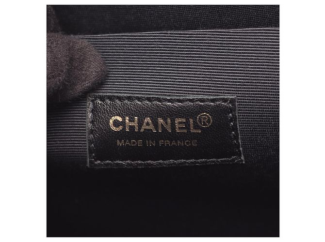 Borsa Tote Chanel Coco Mademoiselle Chocolate Bar Rosso - vista 3