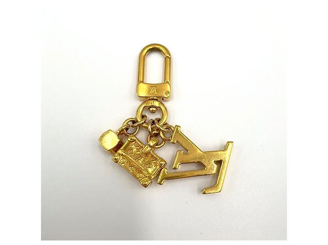 Portachiavi Louis Vuitton Petite Malle Oro Rosa D'oro Metallico - vista 2