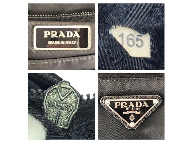 Valigetta in nylon Tessuto Saffiano e pelle Prada Nero - vista 4