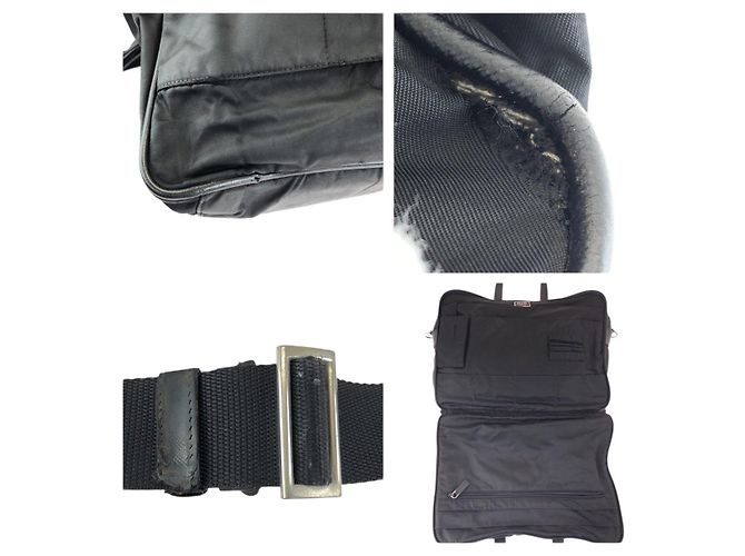 Valigetta in nylon Tessuto Saffiano e pelle Prada Nero - vista 6