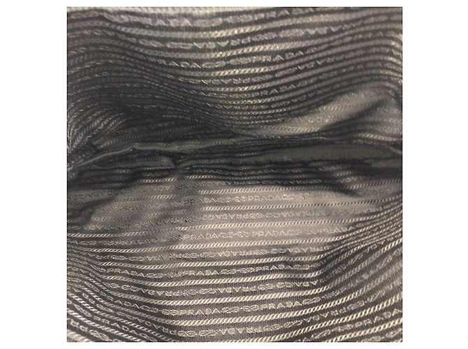 Valigetta in nylon Tessuto Saffiano e pelle Prada Nero - vista 9