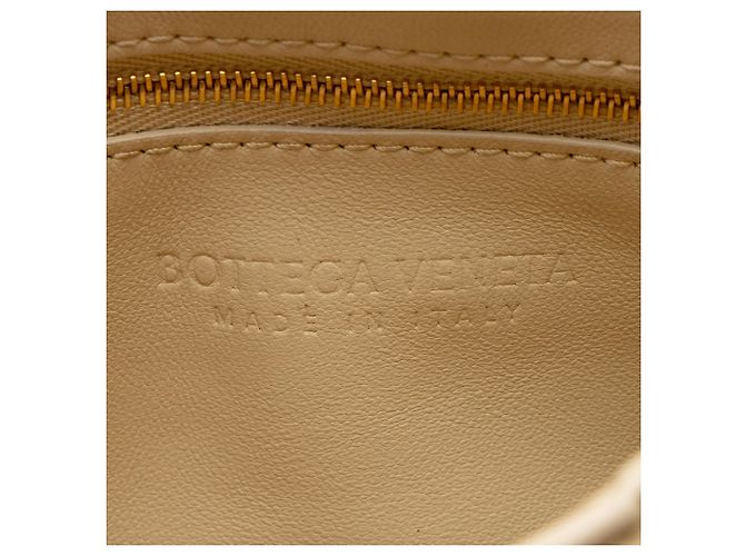 Borsa a tracolla Maxi Cassette in agnello Bottega Veneta Marrone Beige - vista 7